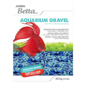 Gravier Marina Betta, tricolore bleu, 500 g (1,1 lb)