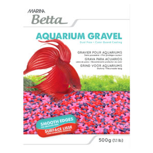 Gravier Marina Betta, tricolore rouge, 500 g (1,1 lb)