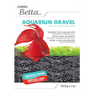 Gravier Marina Betta, noir, 500 g (1,1 lb)