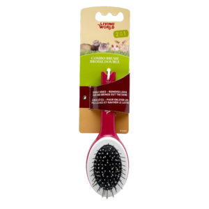 Brosse double Living World pour petits animaux