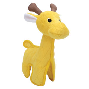 Jouet Safari Zeus pour chiens, girafe jaune, 24 cm (9,5 po)