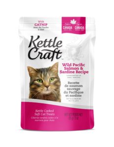 Kettle Craft, gâteries pour chat au saumon et sardine, 85gr
