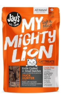 Jay's my mighty lion, gâteries pour chat au canard, 75gr